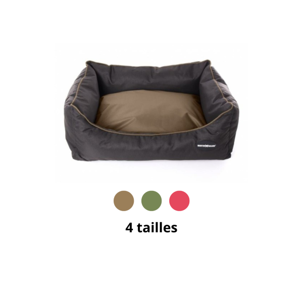 corbeille pour chien et chat waterproof collection domino disponible en 3 couleurs et 4 tailles