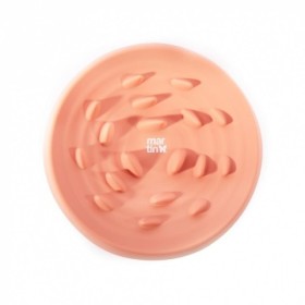 gamelle anti gouton en silicone rose pour chien et chat martin sellier