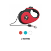 laisse pour chien retractable cordon collection 2 soft martin sellier diponible en plusieurs couleurs et tailles