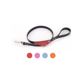 laisse pour chien en cuir avec bandana Miami martin sellier disponible en plusieur coloris et tailles