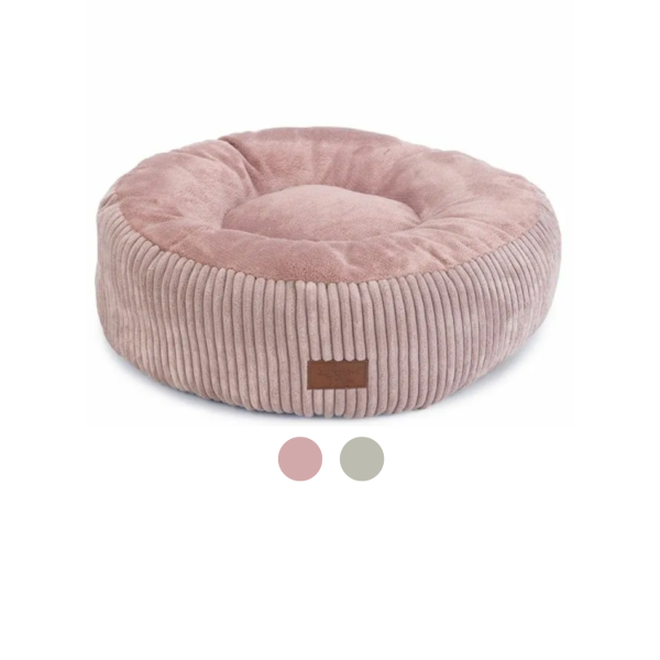 coussin pour chien et chat en velours côtelé designed by lotte disponible en 2 coloris
