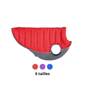 Doudoune pour chien réversible red dingo disponible en plusieurs couleurs et tailles