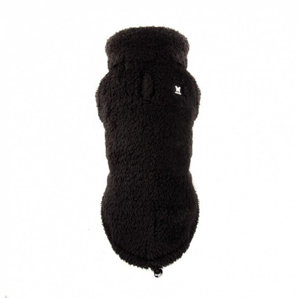 polaire pour chien noire douillette martin sellier