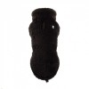polaire pour chien noire douillette martin sellier