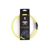 Collier pour chien lumineux LED plat en jaune