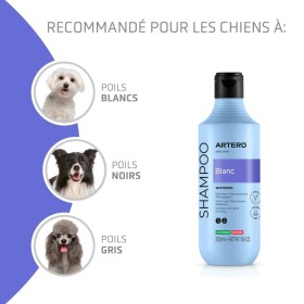 recommandations shampooing pour chien poils blanc Artero