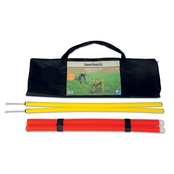 set agility hoop pour chien Beeztees