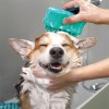personne qui shampooiner son chien avec le zoomgroom Bubbles KONG
