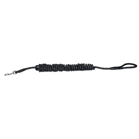longe reflective noire pour chien classic doogy