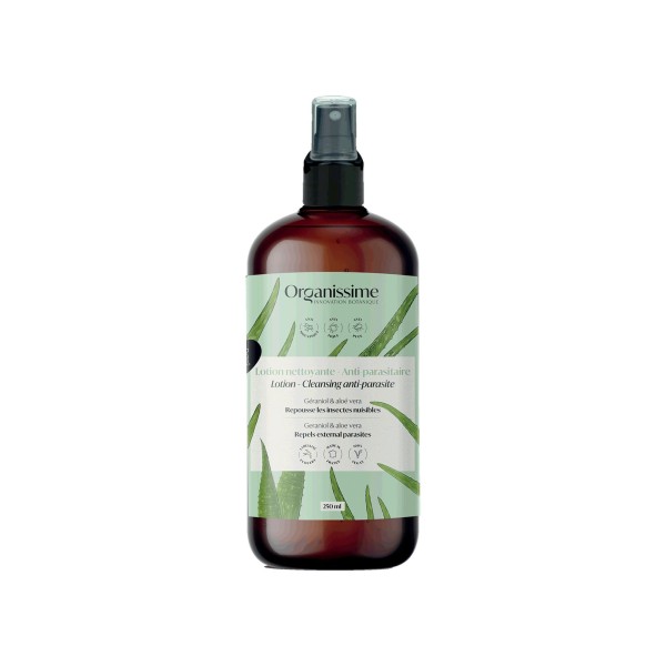Lotion sans rinçage antiparasitaire pour chien Organissime Biogance