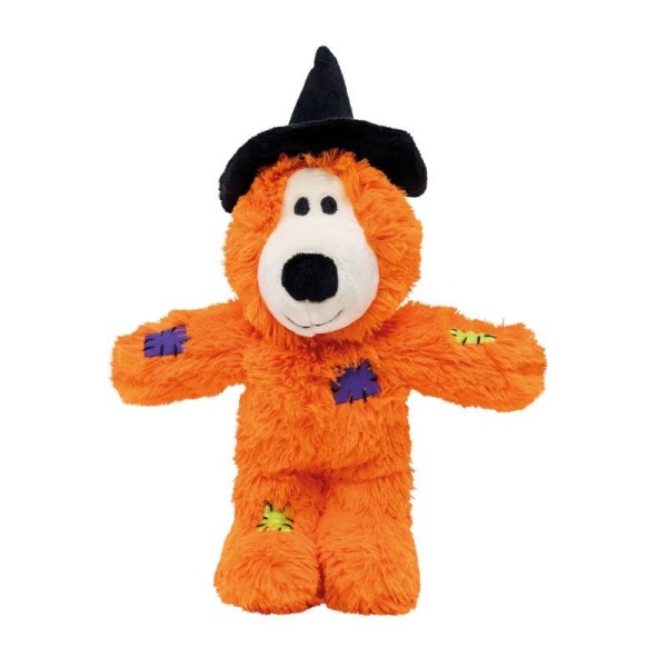 peluche pour chien Halloween Wild Knots Witch Bear KONG® en orange