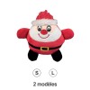 peluche sonore pour chien Père Noël Doogy disponible en 2 tailles