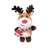 peluche de Noël sonore pour chien Petit Renne Doogy
