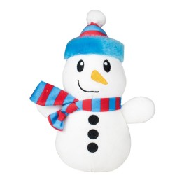 peluche de noël sonore pour chien bonhomme de niege Doogy