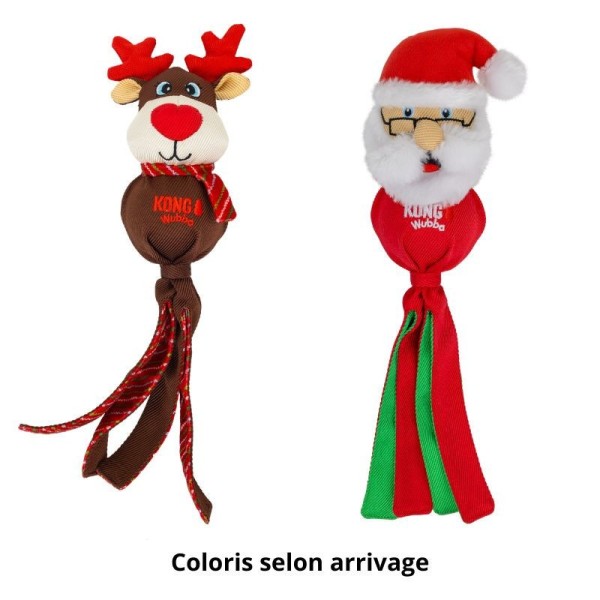 jouet de Noël pour chien Holiday Wubba Assorted KONG disponible en différents modèles
