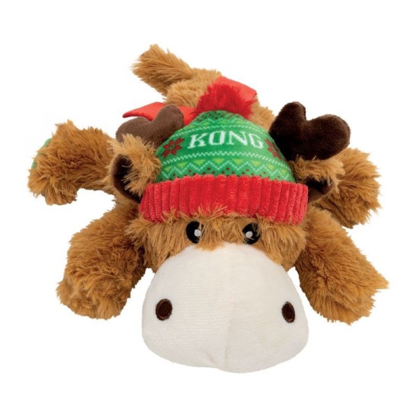 Holiday Cozie Reindeer KONG peluche de Noël pour chien