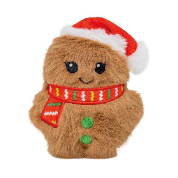 Peluche de Noël chien Holiday Snuzzles Mini Santa GingerBread KONG®