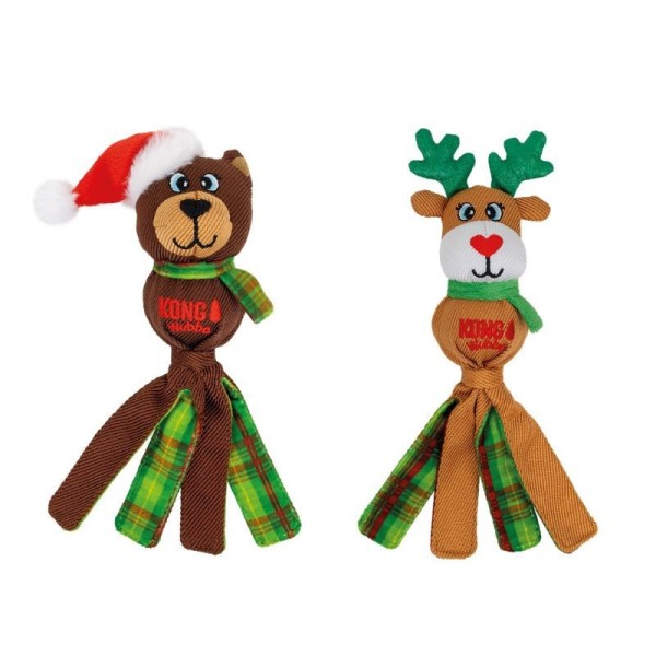 Jouet de Noël pour chien Holiday Wubba Assorted KONG®