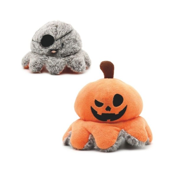 Peluche pour chien reversible Pumpkin Croci, une face citrouille et une face pirate