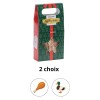 Bâtonnets à mâcher de Noël pour chien Beeztees dans boîte festive