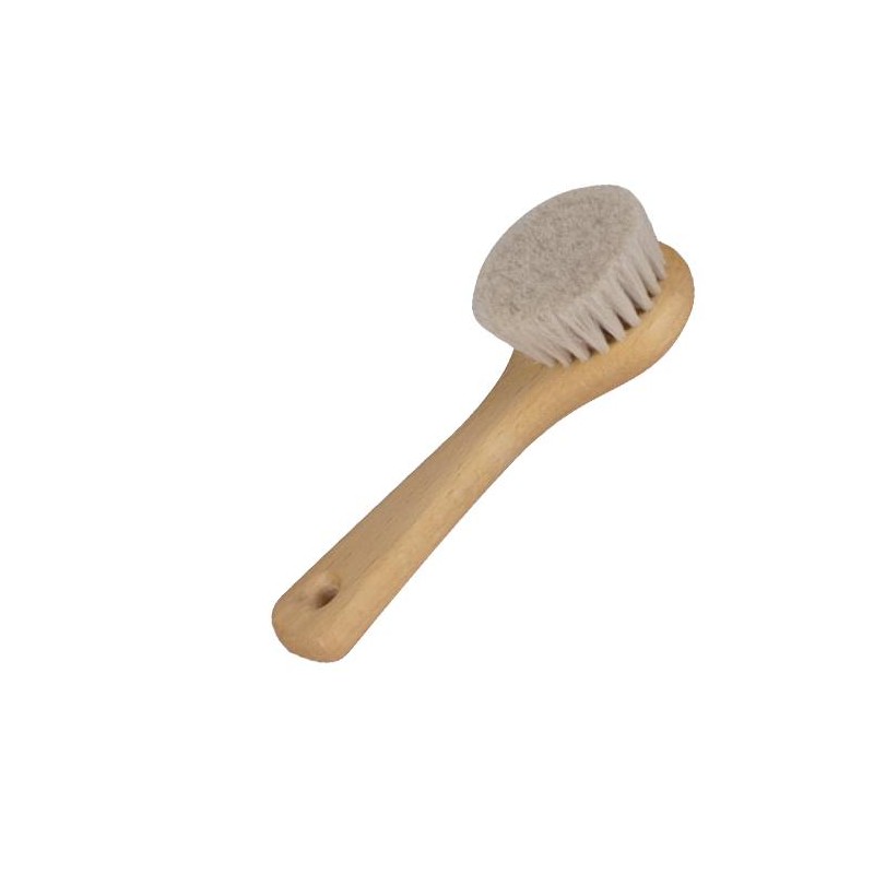 brosse  poils de chèvre chien show tech