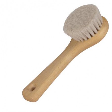 brosse  poils de chèvre chien show tech