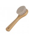 brosse  poils de chèvre chien show tech