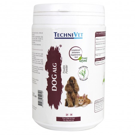 complément alimentaire chien et chat dog alg en poudre Technivet
