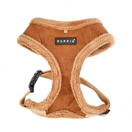 harnais pour chien beige terry puppia