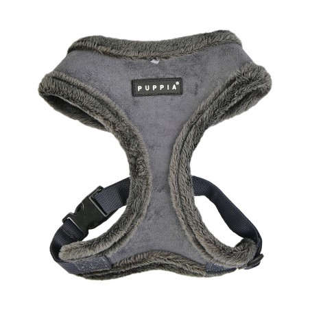 harnais pour chien gris terry puppia