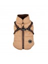 manteau pour chien beige avec harnais intégré Mountaineer Puppia