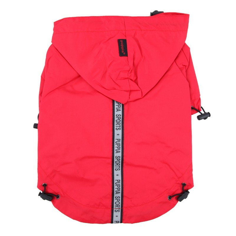 imperméable pour chien rouge base jumper Puppia