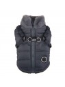 Manteau pour chien gris avec harnais intégré Donavan Puppia