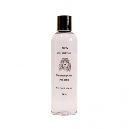 Shampooing chien poils noirs ou foncés Puppy