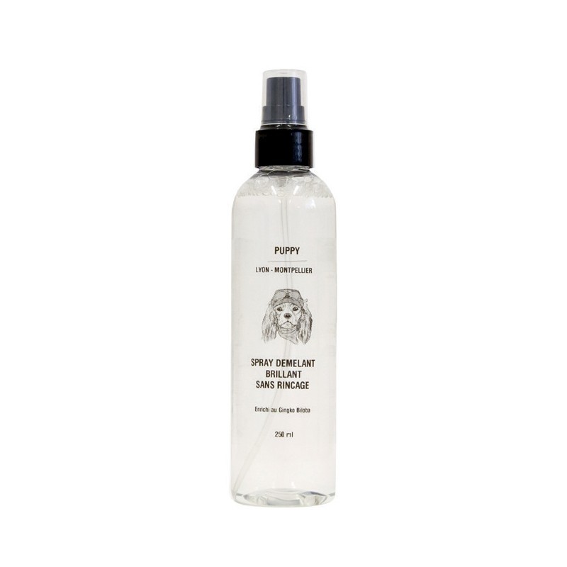 spray démêlant chien brillant sans rinçage Puppy