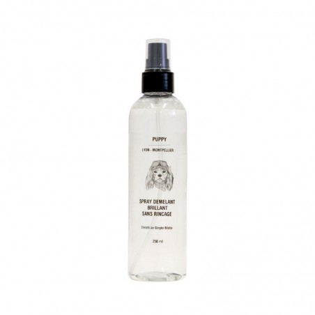 spray démêlant chien brillant sans rinçage Puppy