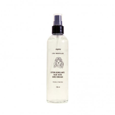 lotion démêlante chien aloe vera sans rinçage puppy