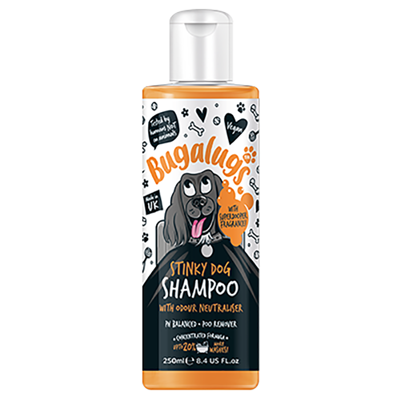 shampooing stinky dog pour chien et chiot bugalugs
