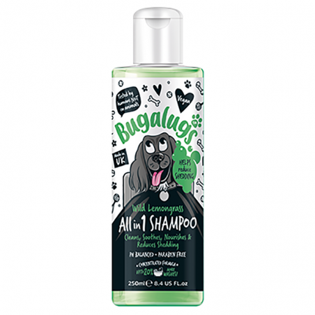 shampooing all in 1 wild lemongrass pour chien bugalugs