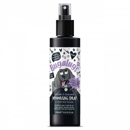 spray déodorant chien apaisant lavande et camomille bugalugs