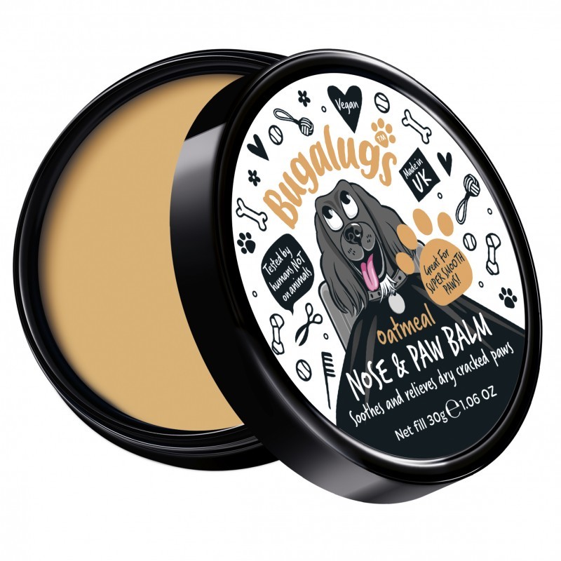 baume coussinet et truffe pour chien oatmeal bugalugs