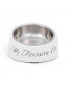 gamelle pour chat blanche my favorite cat designed by lotte