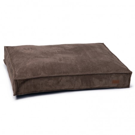 matelas chien marron velours côtelé designed by lotte