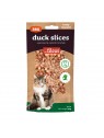 Friandises pour chat saucisses de canard tranchées les filous