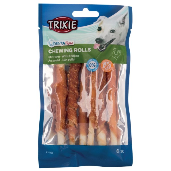 bâtonnets pour chien à mâcher Trixie dans leur emballage