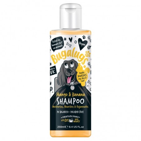 shampooing mango et banana pour chien Bugalugs