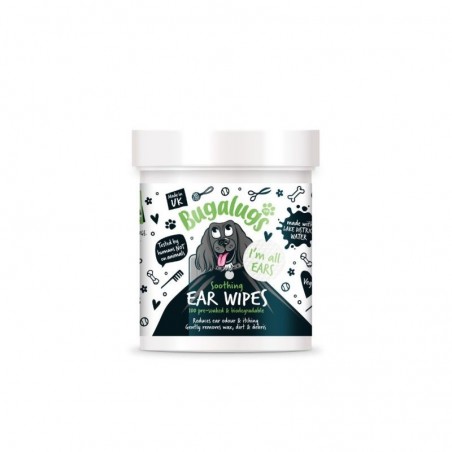 Cotons Oreilles Ear Wipes Pour Chien Bugalugs