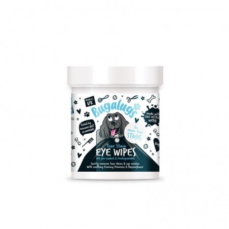 lingettes yeux pour chien bugalugs