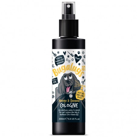 eau de cologne mango et banana pour chien Bugalugs