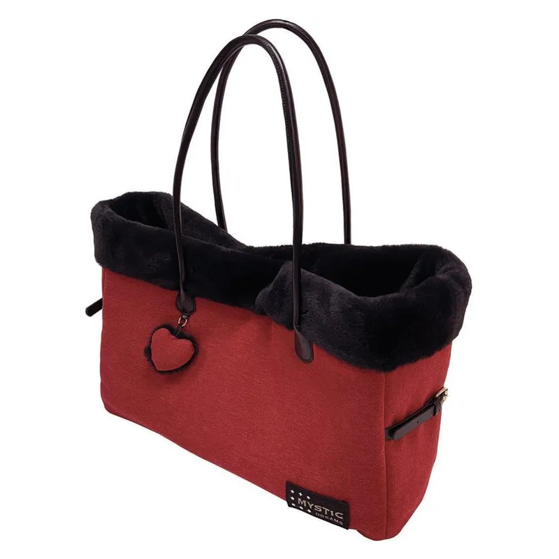 sac transport chien rouge chic collection mystic dream martin sellier